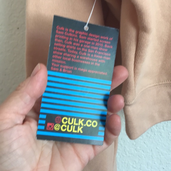 Culk daisy sweatshirt Jen Kindall collab San Francisco design NEW - Picture 4 of 7